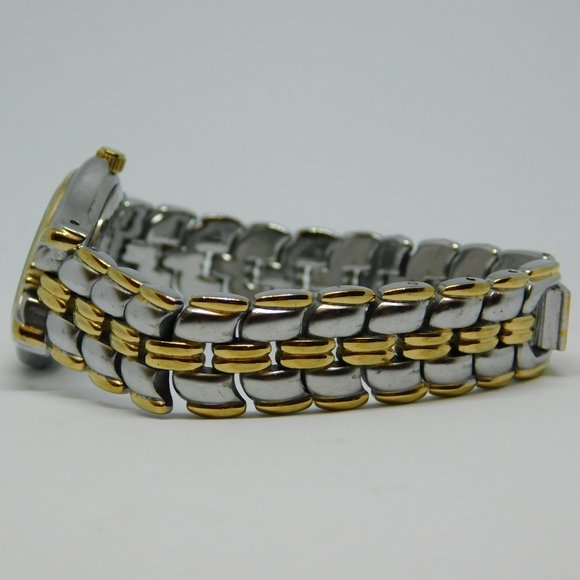 Berenger Classic Two Tone Quartz Analog Women's Watch Sz. 6 1/4" New Battery - Picture 5 of 10